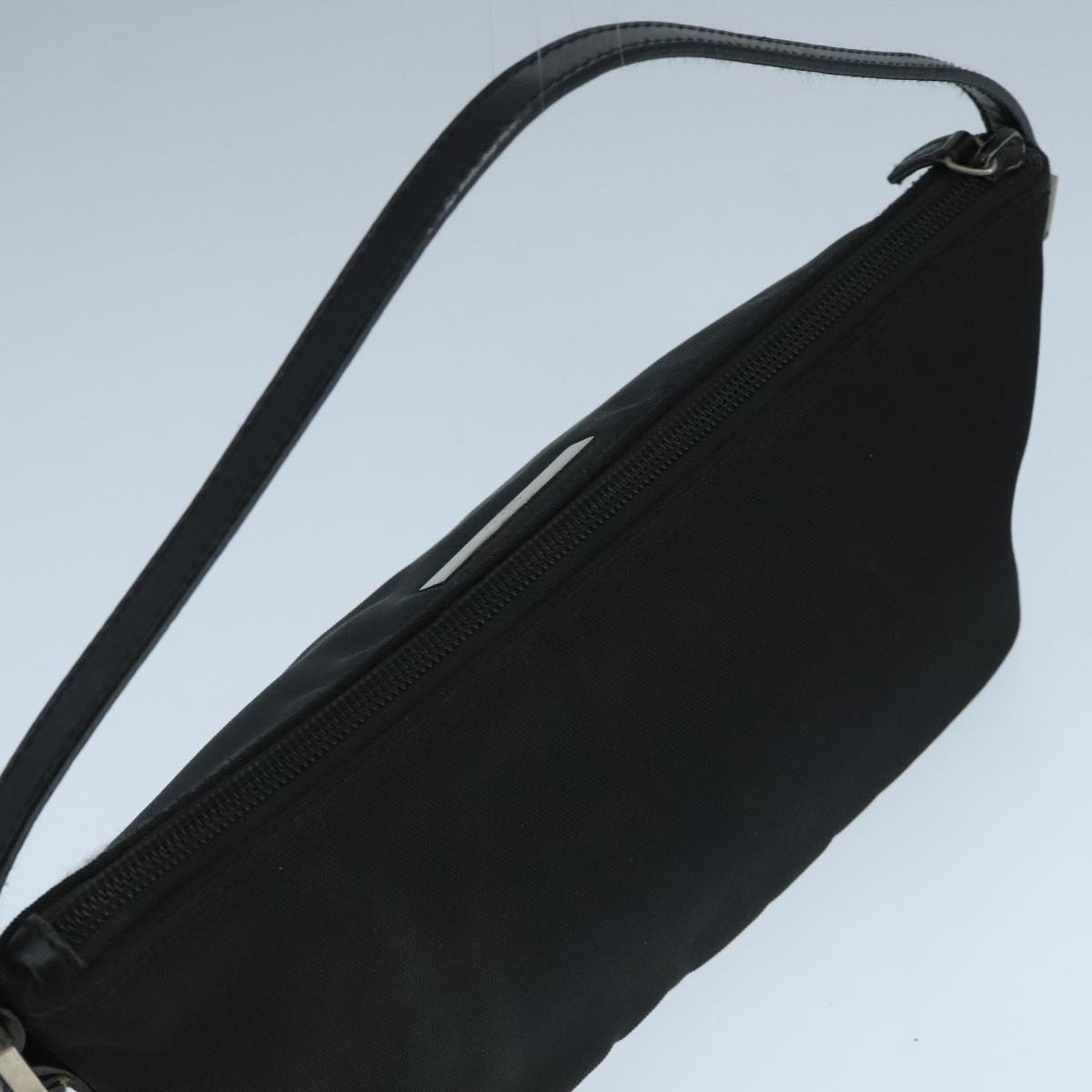 Gucci Baguette Black Canvas Clutch Bag