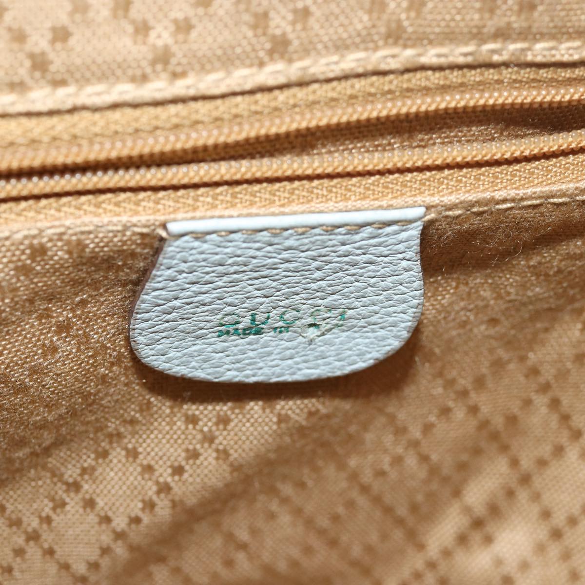 Gucci Bamboo Blue Suede Backpack Bag