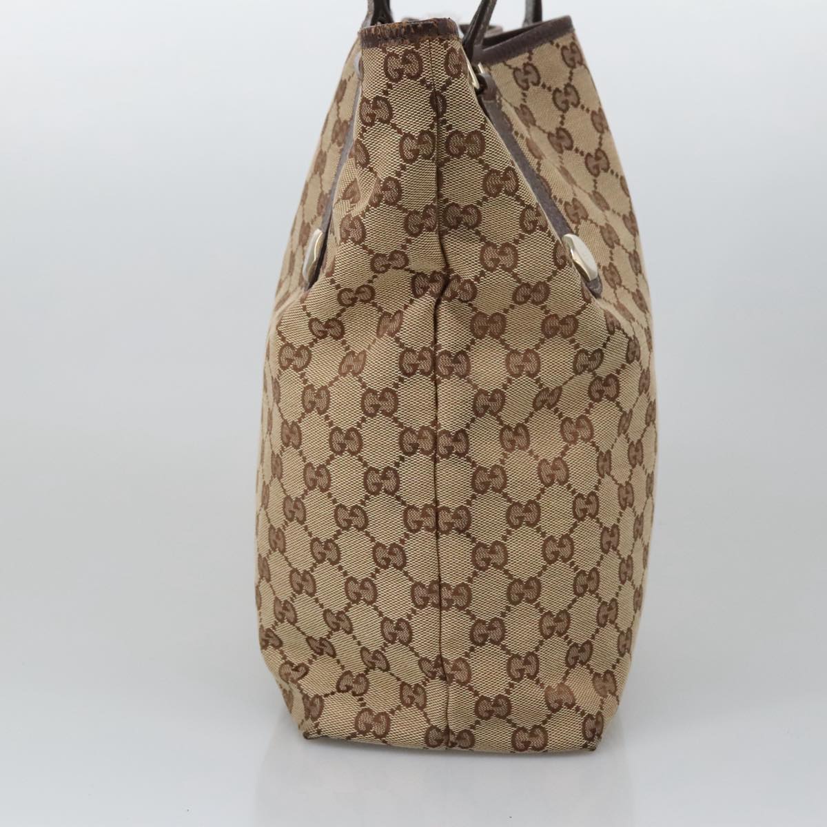 Gucci Brown Canvas Tote Bag