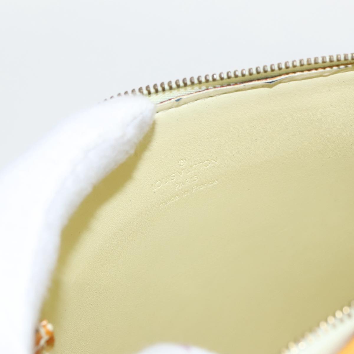 Louis Vuitton Mott Yellow Patent Leather Shoulder Bag