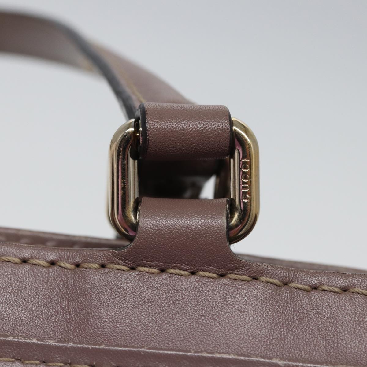 Gucci Mayfair Beige Canvas Tote Bag