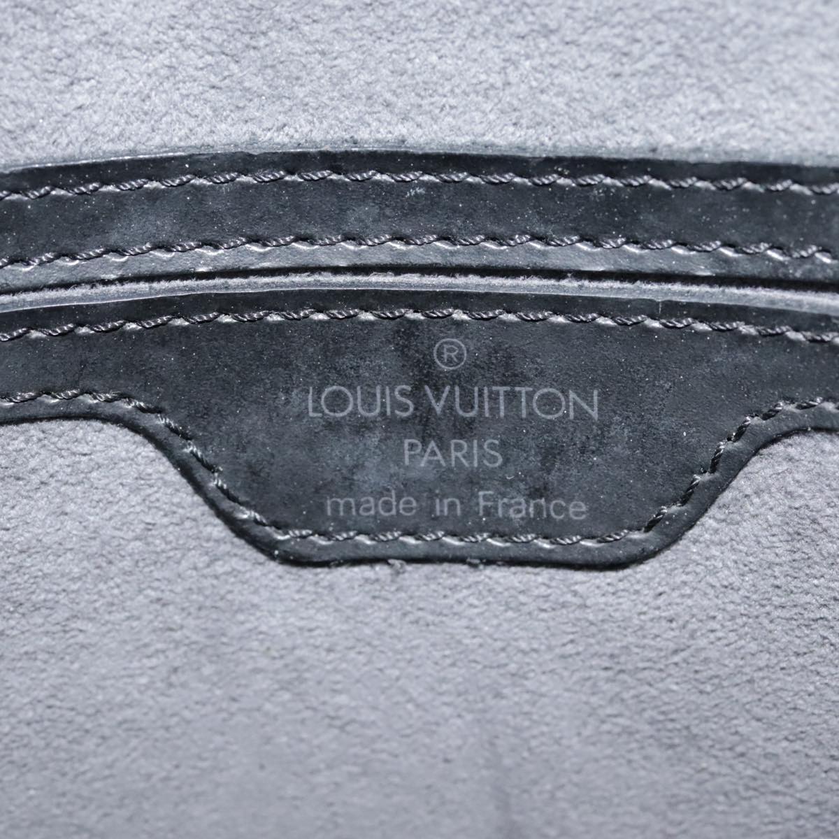 Louis Vuitton Saint Jacques Black Leather Handbag