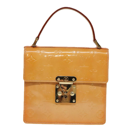 Louis Vuitton Spring Street Camel Patent Leather Handbag