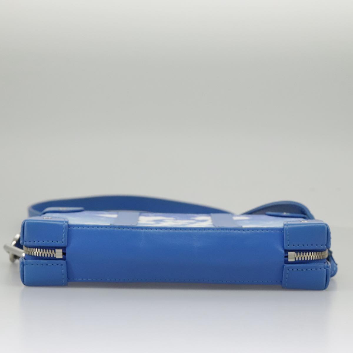 Louis Vuitton Trunk Blue Canvas Shoulder Bag