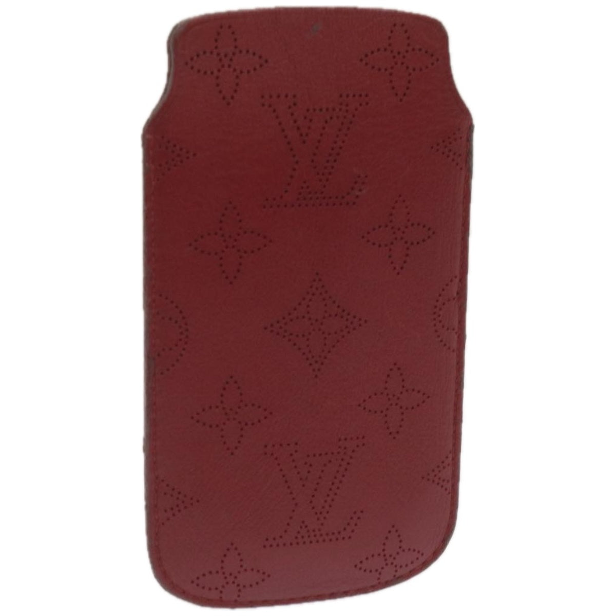 Louis Vuitton Etui Iphone Red Leather Phone Jewelry