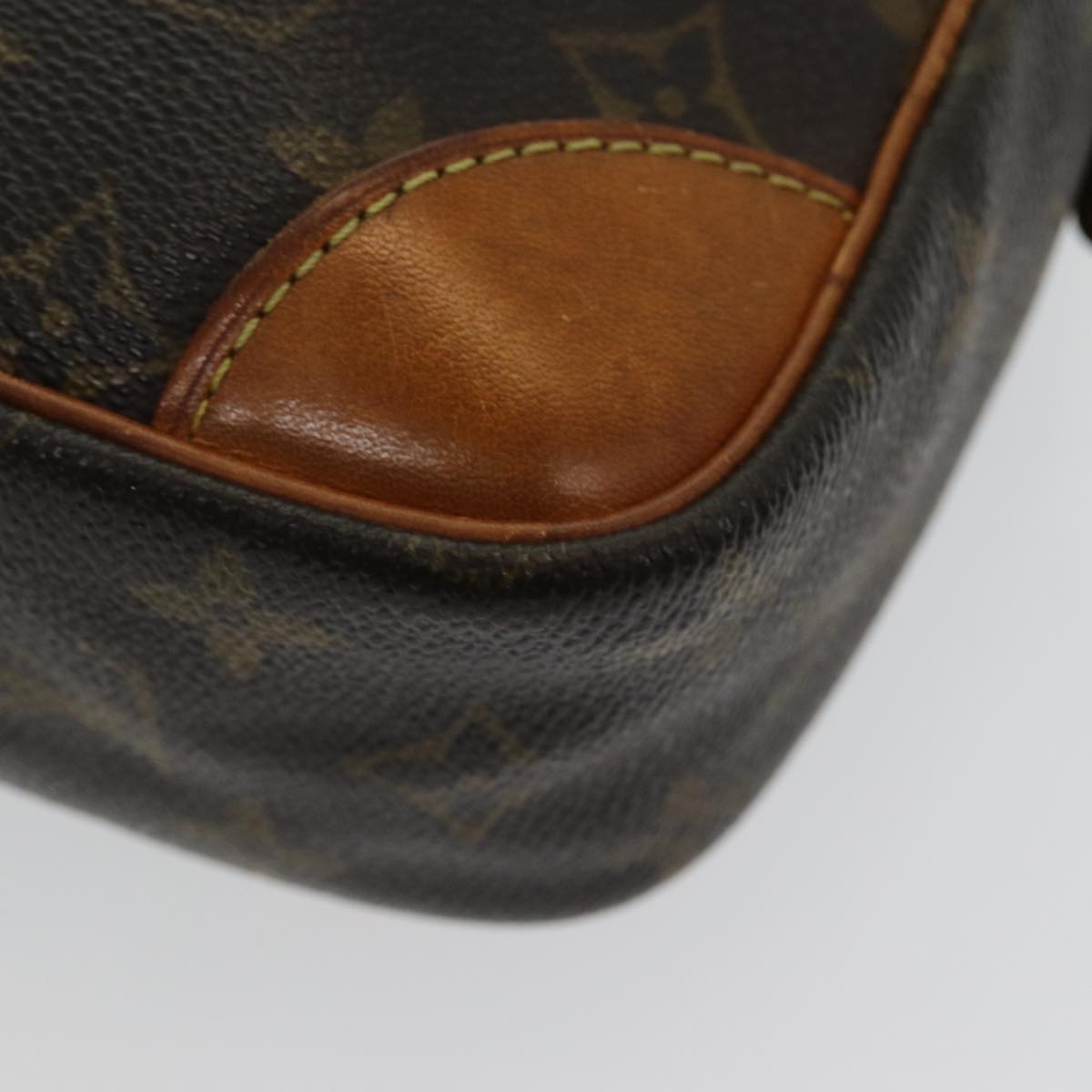 Louis Vuitton Compiegne 28 Brown Canvas Clutch Bag
