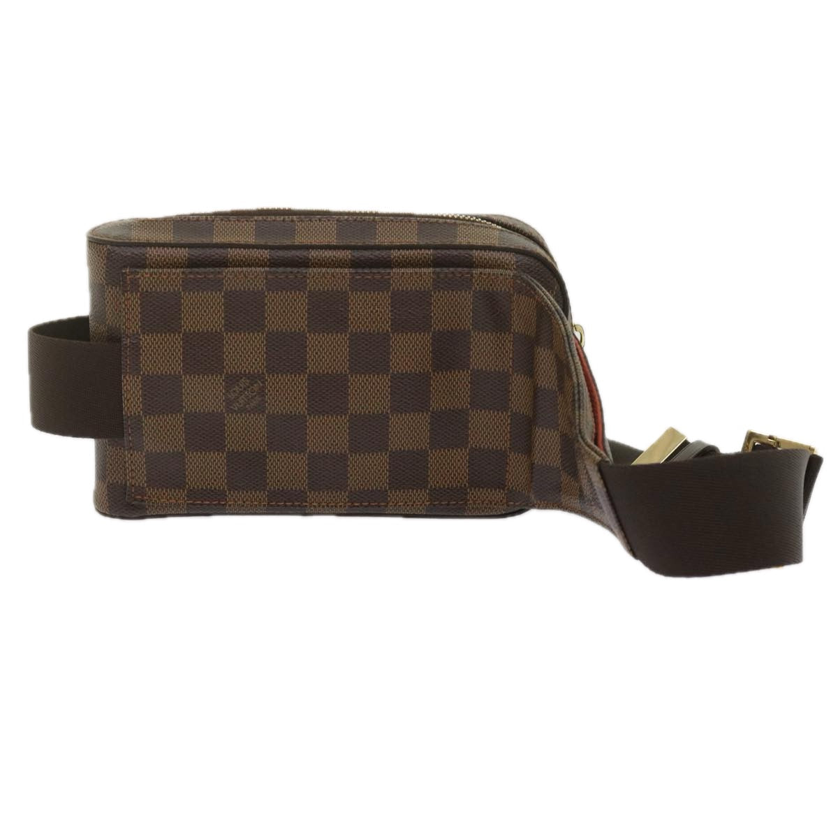 Louis Vuitton Geronimos Brown Canvas Shoulder Bag