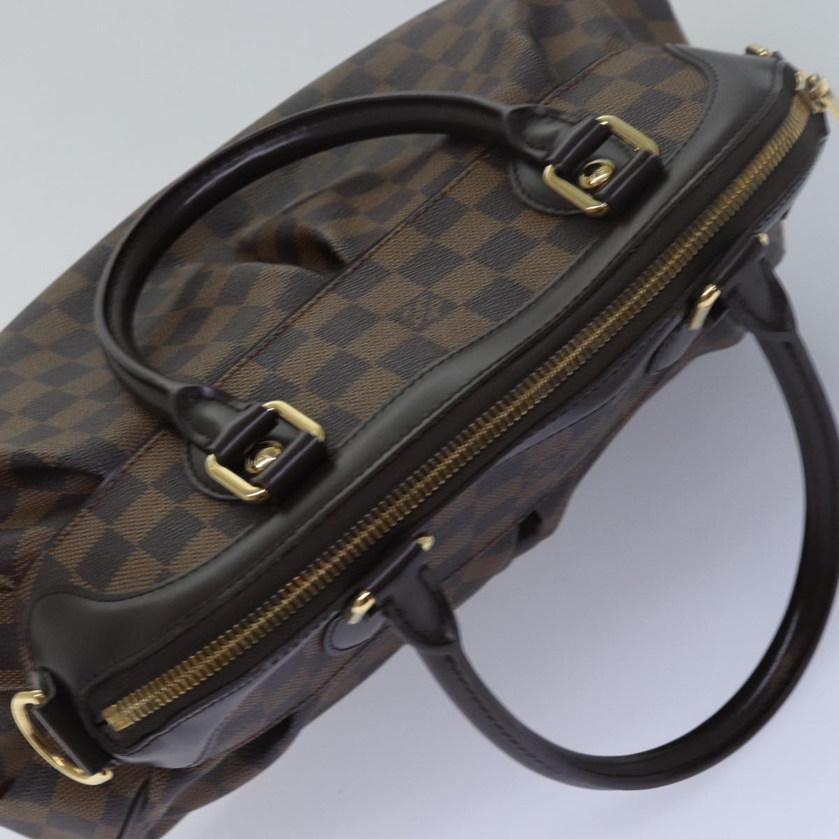 Louis Vuitton Trevi Brown Canvas Handbag