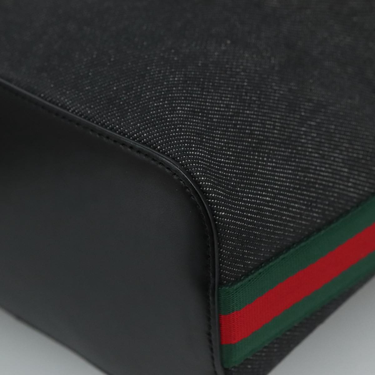 Gucci Ophidia Black Canvas Shoulder Bag