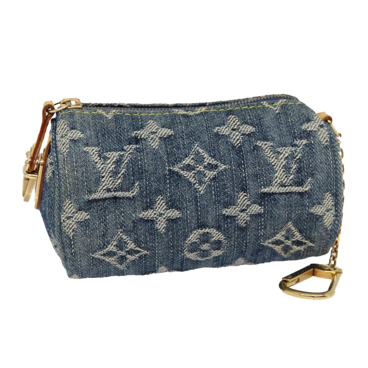 Louis Vuitton Trousse Pochette Blue Denim - Jeans Wallet