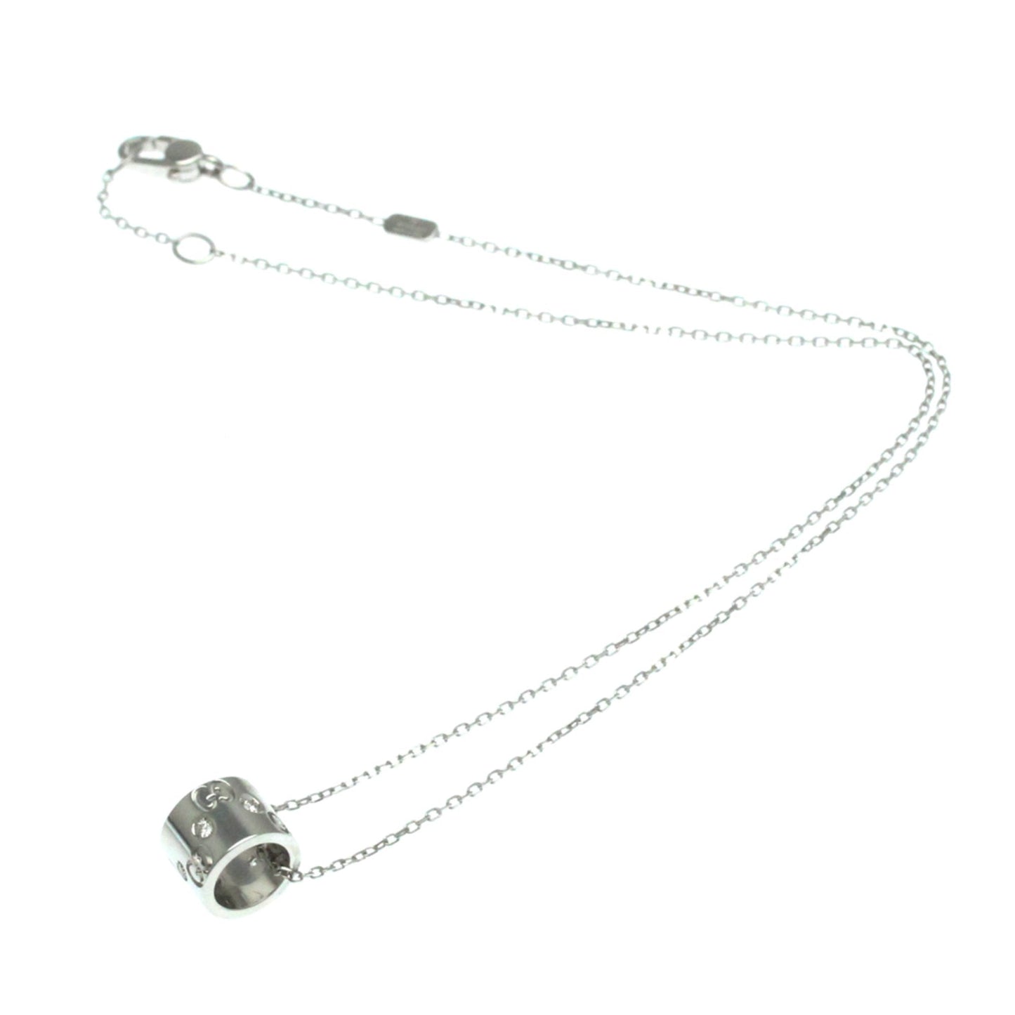 Gucci Icon Silver White Gold Necklace Jewelry ()