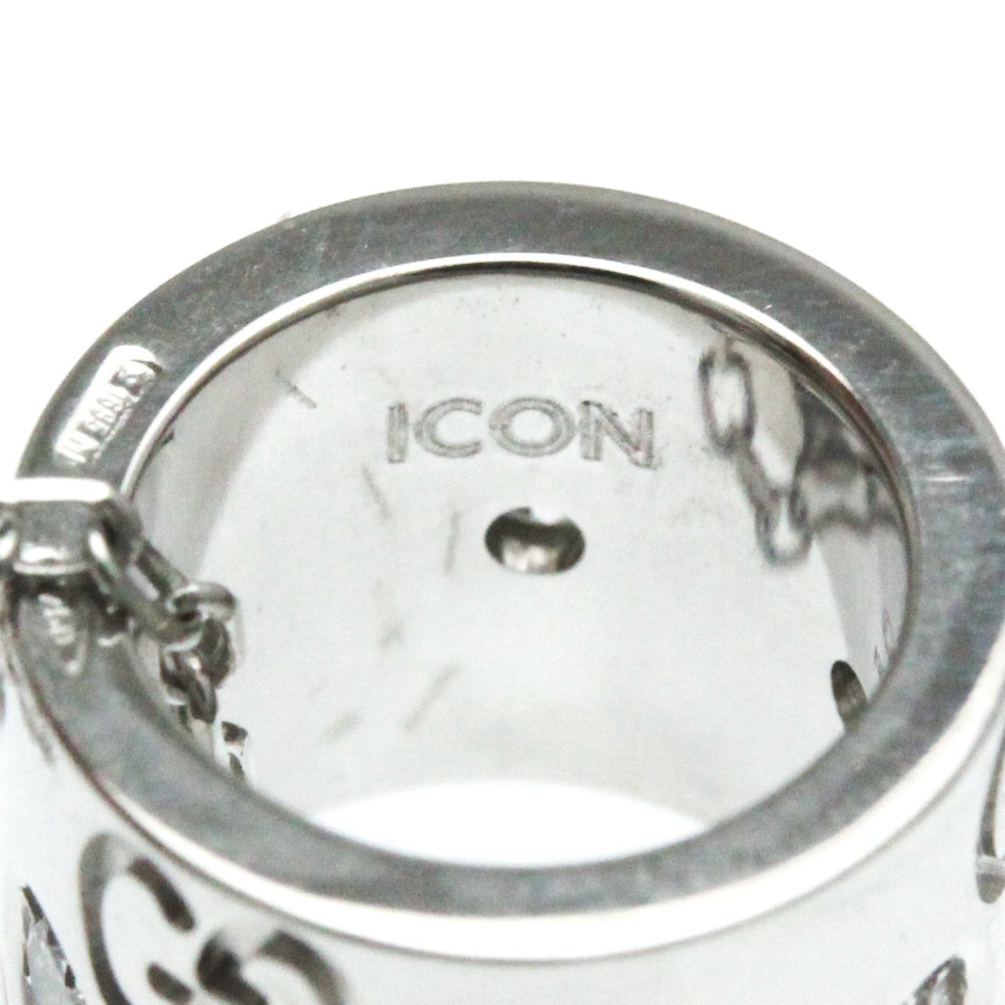 Gucci Icon Silver White Gold Necklace Jewelry