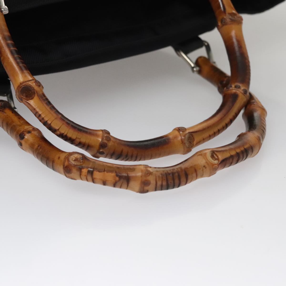 Gucci Bamboo Black Synthetic Handbag