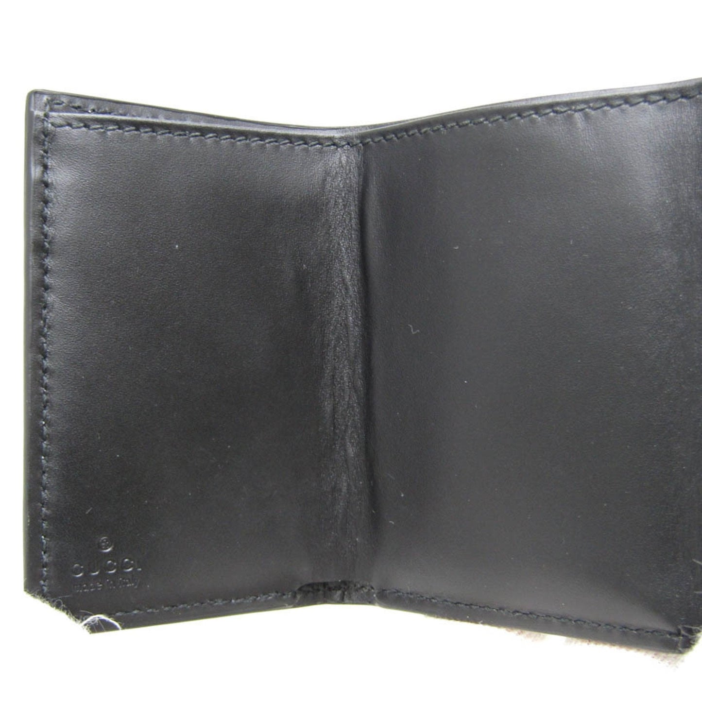 Gucci Guccissima Black Leather Wallet