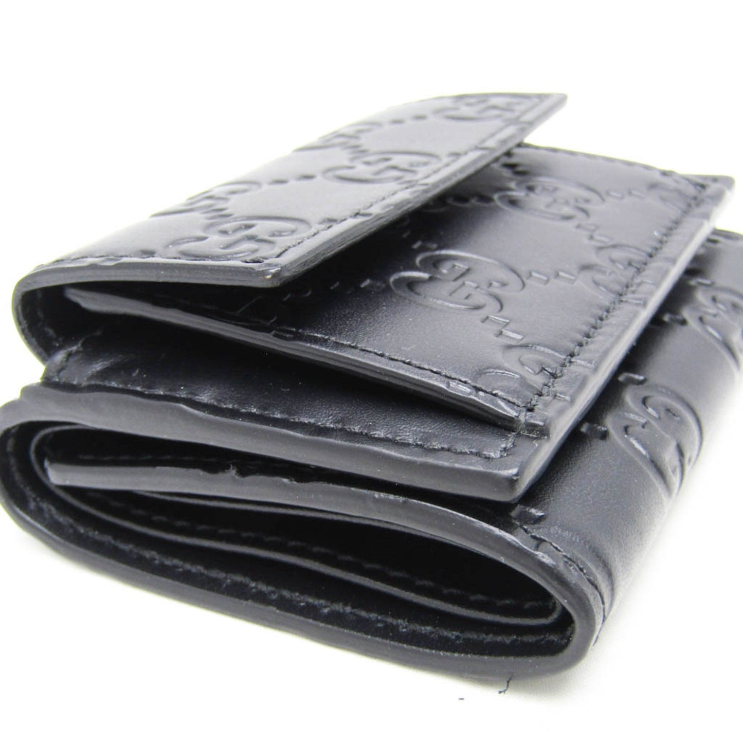 Gucci Guccissima Black Leather Wallet