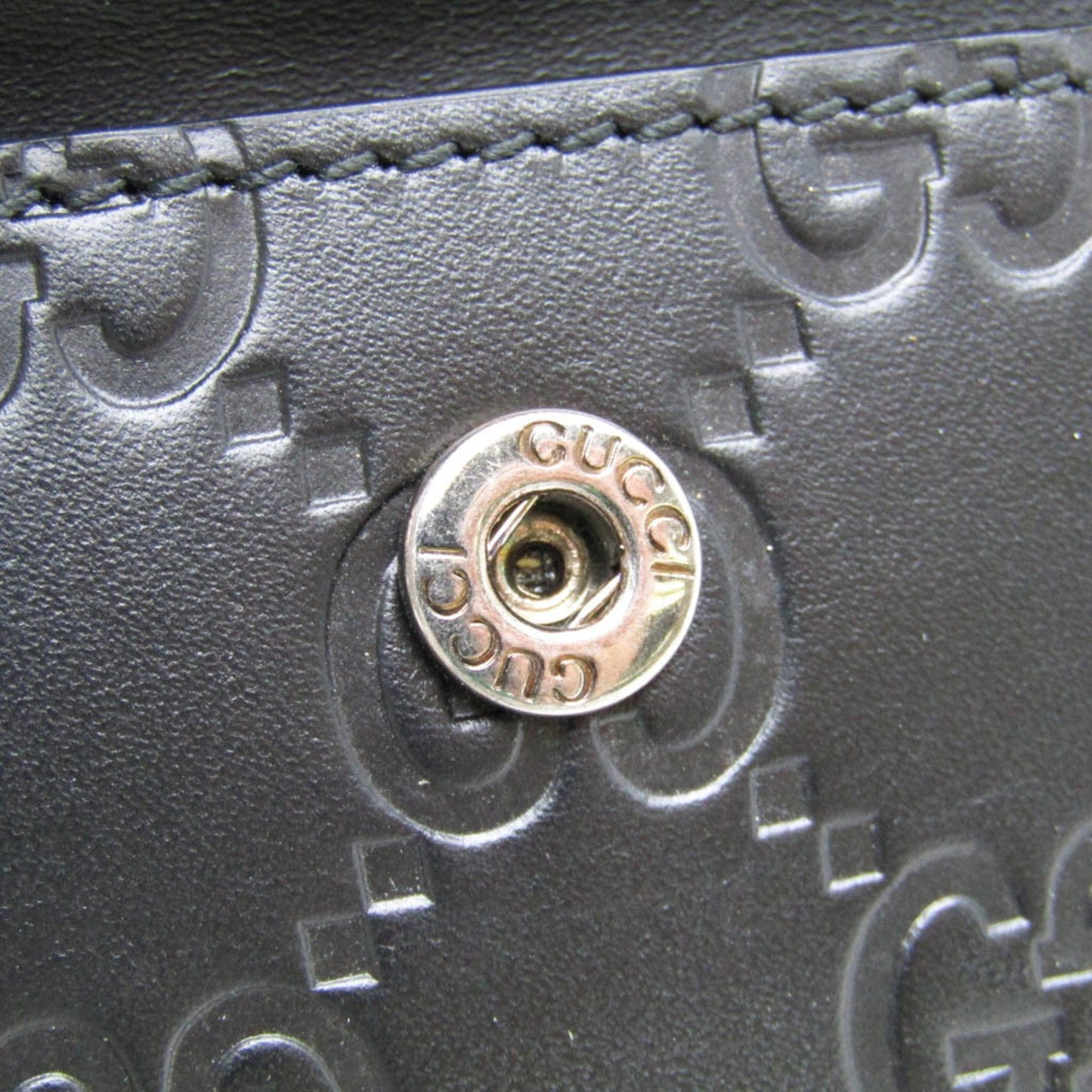 Gucci Guccissima Black Leather Wallet