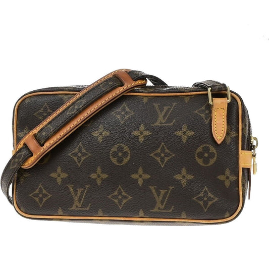 Louis Vuitton Marly Brown Canvas Shoulder Bag ()