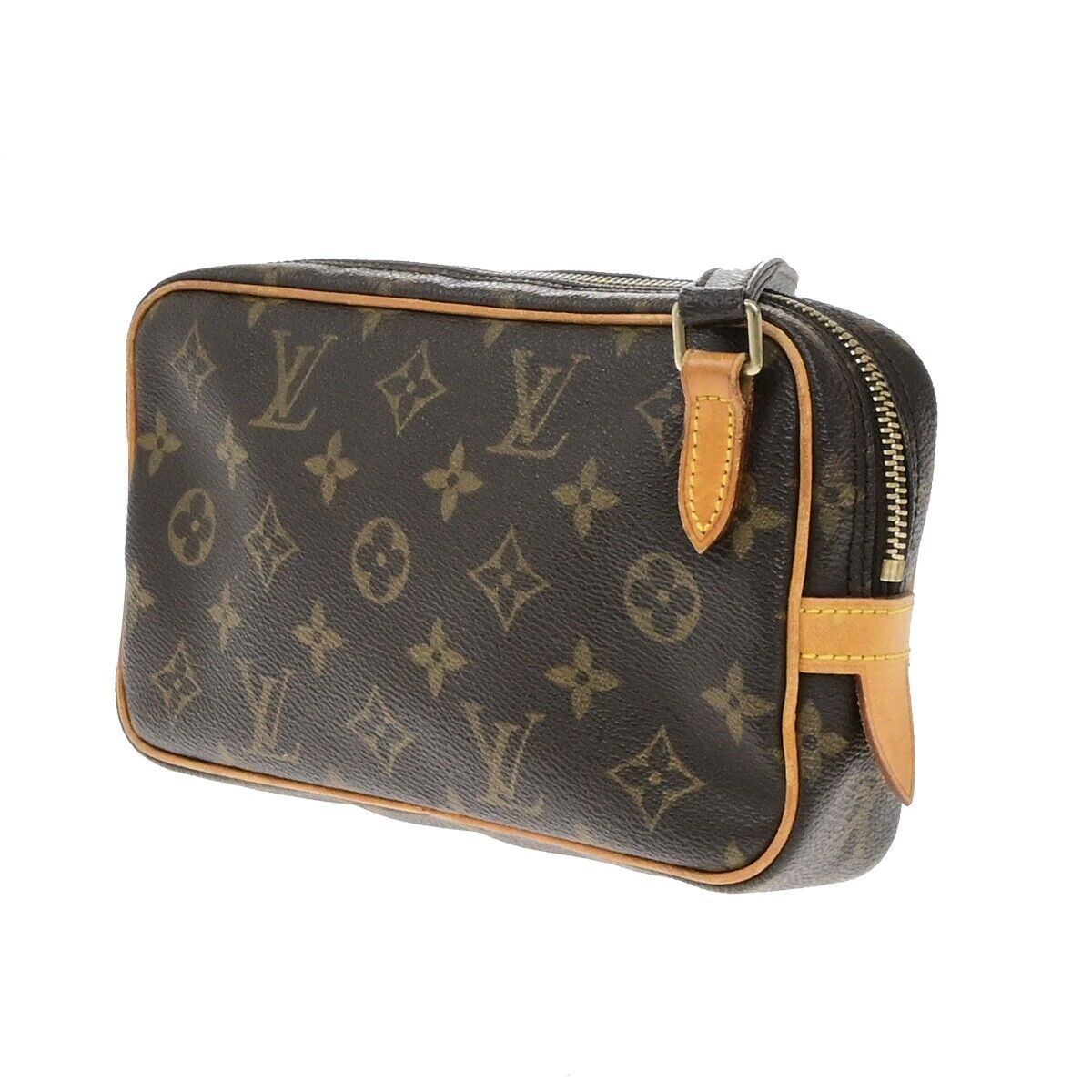 Louis Vuitton Marly Brown Canvas Shoulder Bag