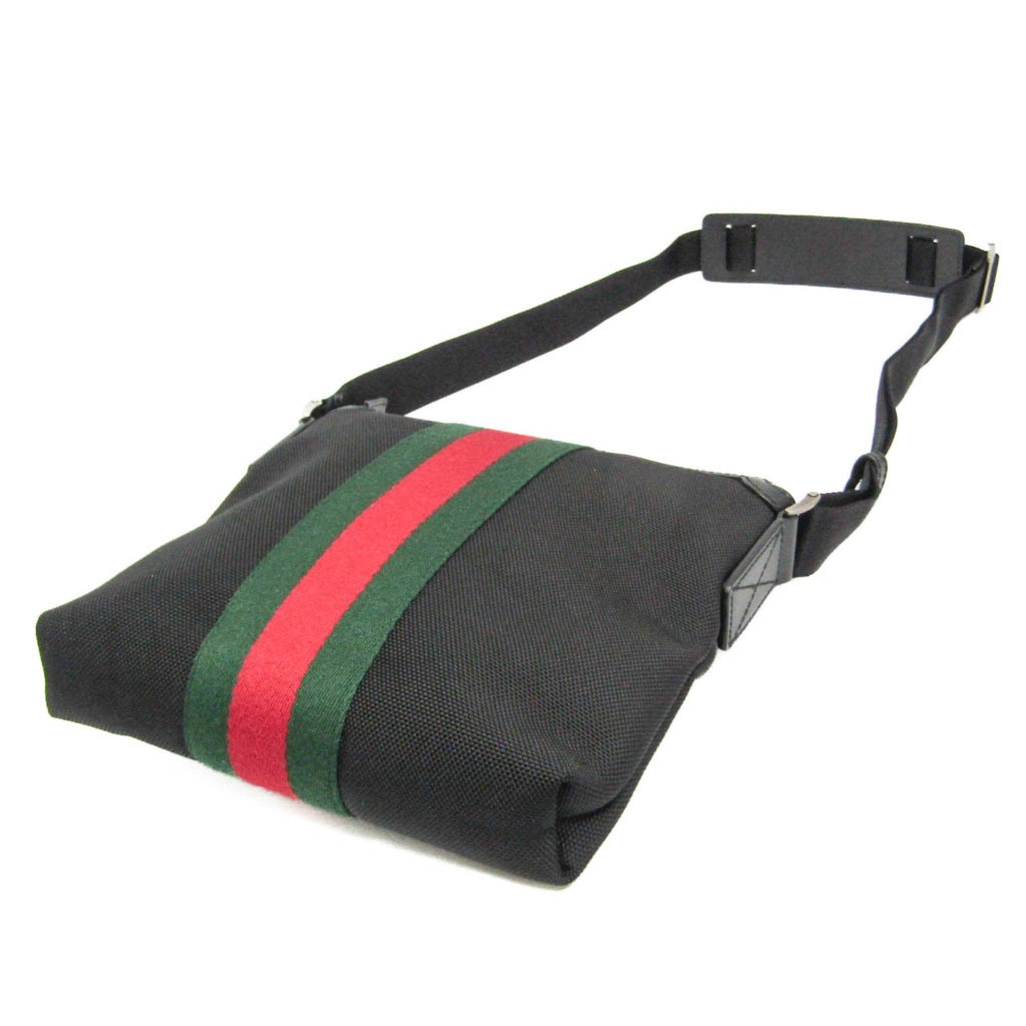 Gucci Ophidia Black Canvas Shoulder Bag