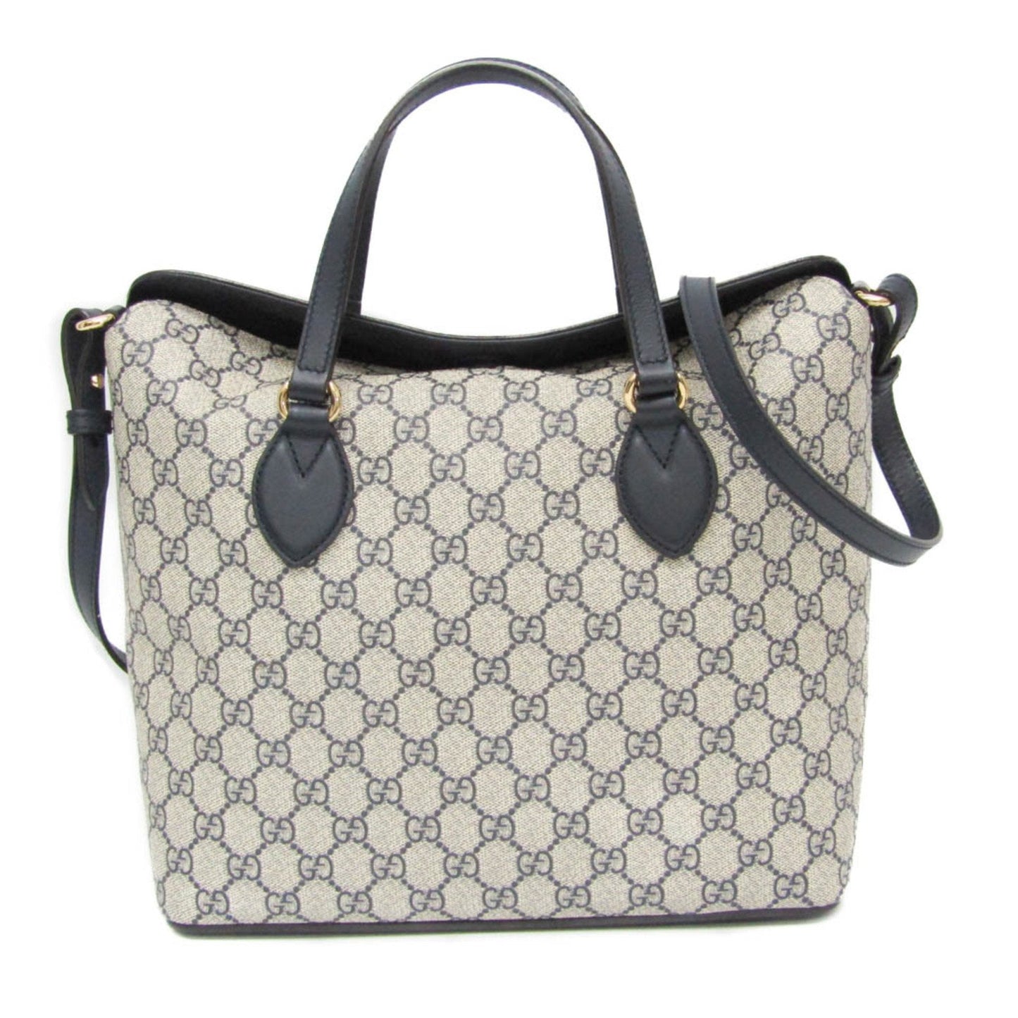 Gucci Supreme Gg Navy Canvas Tote Bag ()