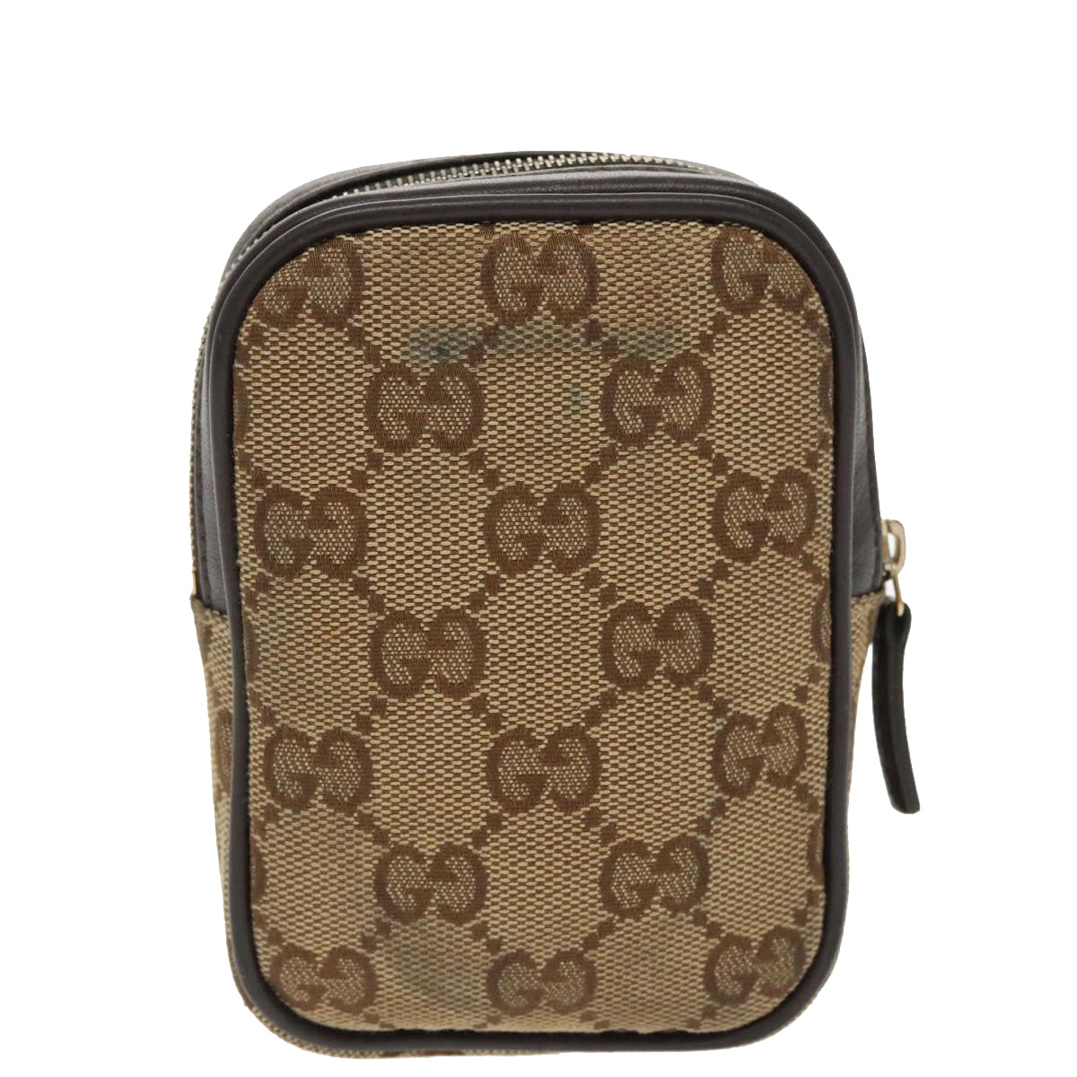 Gucci Gg Canvas Beige Canvas Clutch Bag