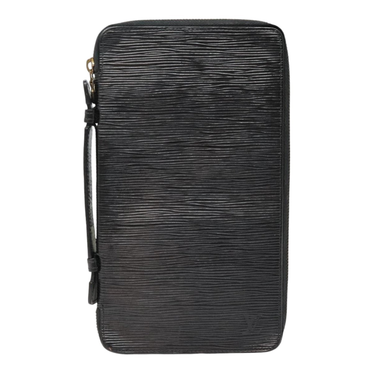 Louis Vuitton Zippy Wallet Black Leather Wallet