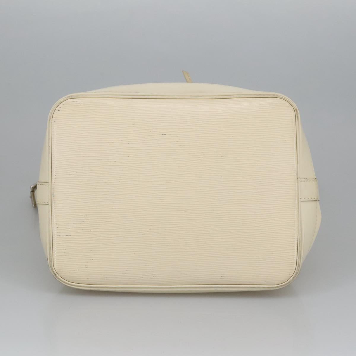 Louis Vuitton Petit Noé White Leather Shoulder Bag