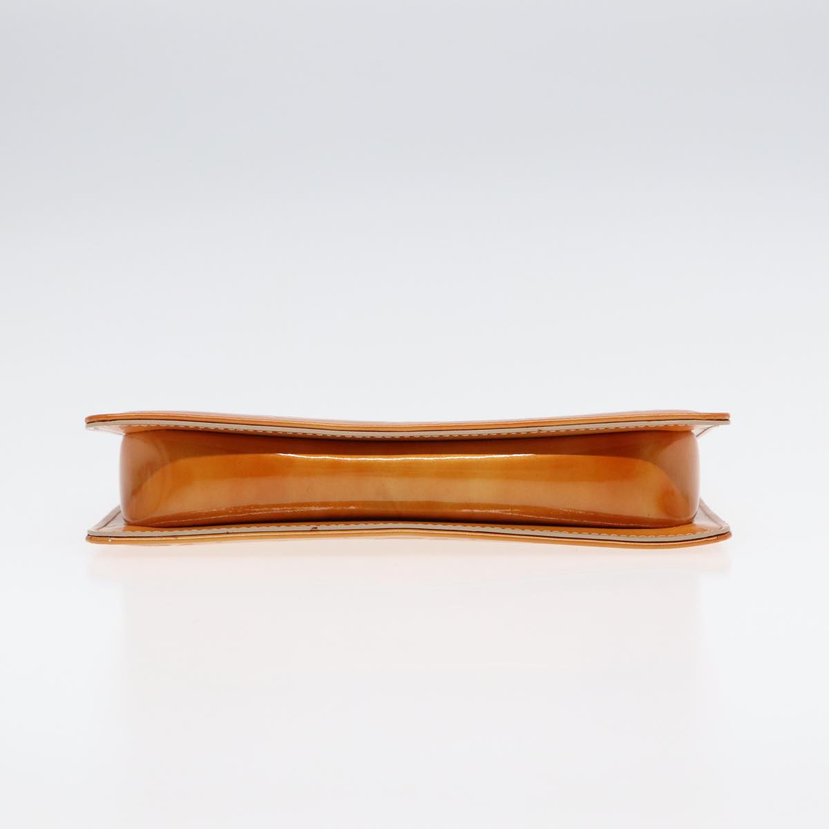 Louis Vuitton Lexington Beige Patent Leather Clutch Bag