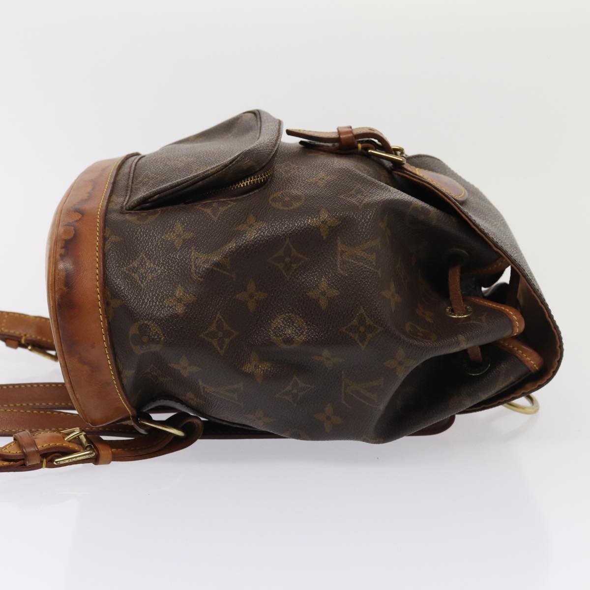 Louis Vuitton Montsouris Brown Canvas Backpack Bag
