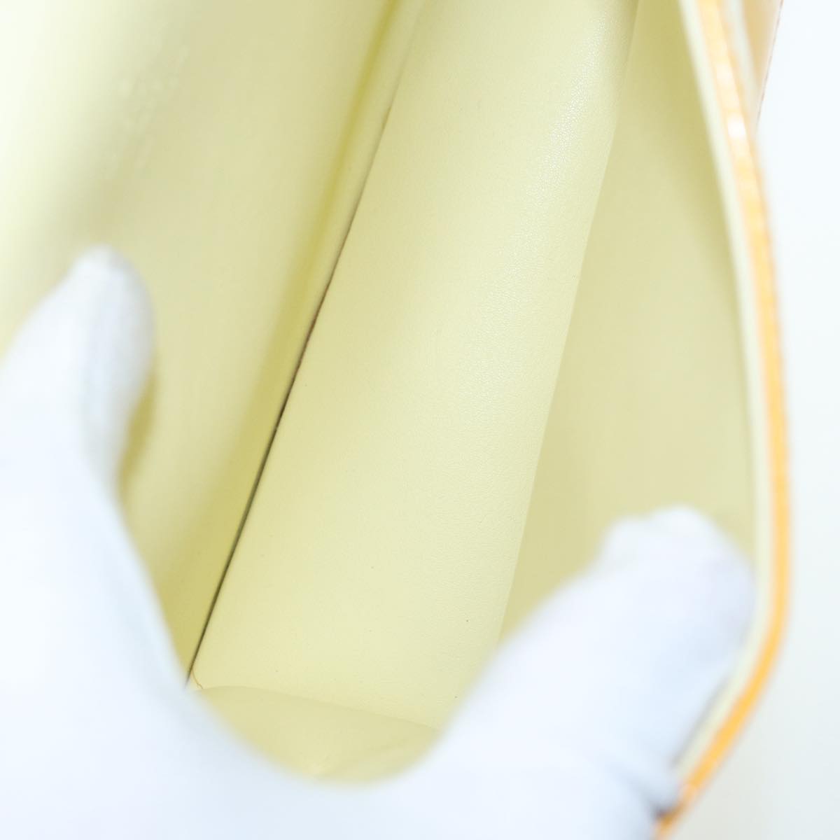 Louis Vuitton Spring Street Yellow Patent Leather Handbag