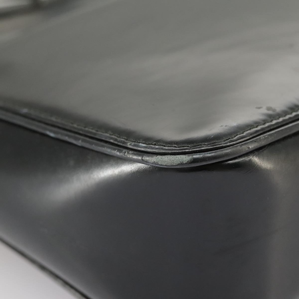 Gucci Black Patent Leather Tote Bag