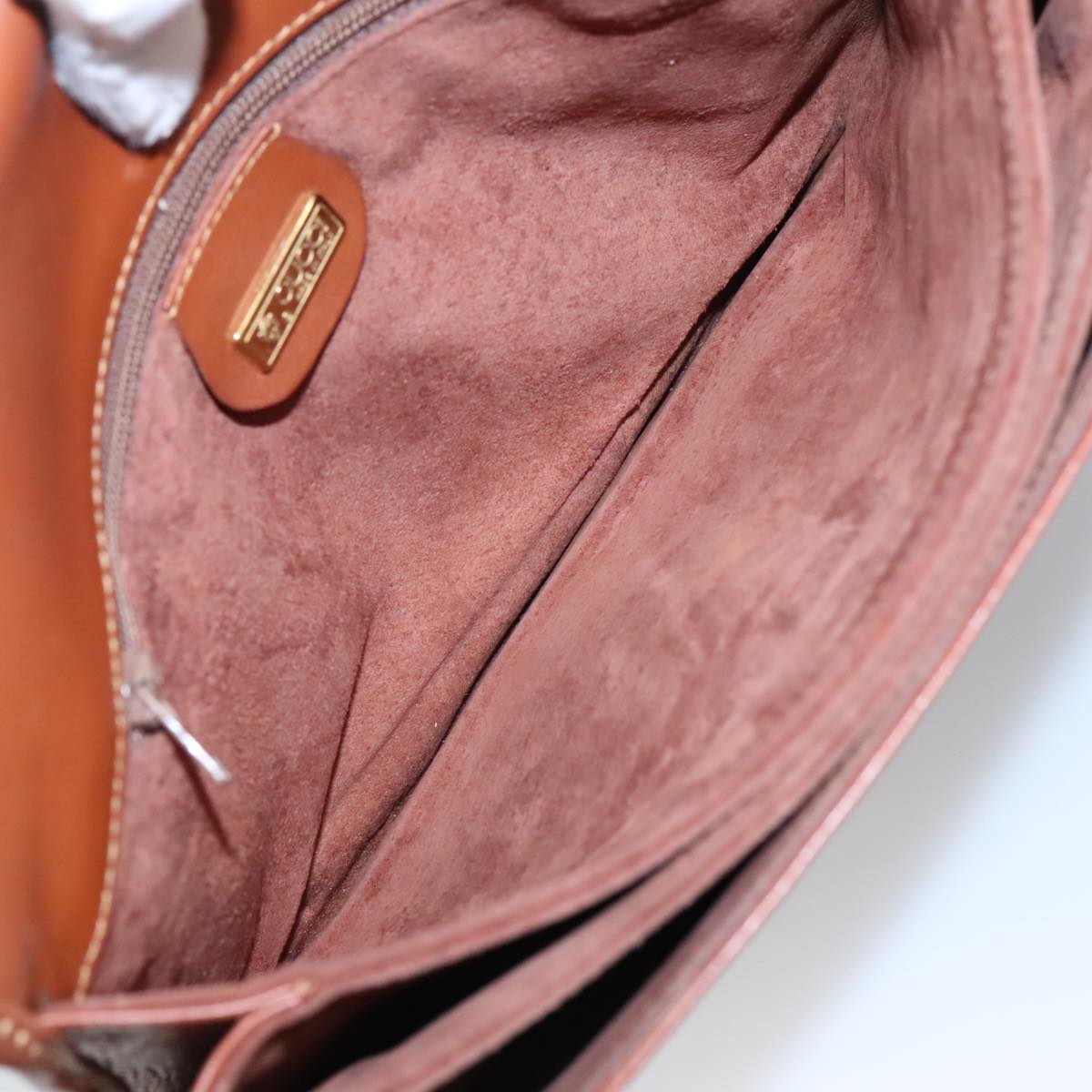 Gucci Sherry Brown Leather Shoulder Bag