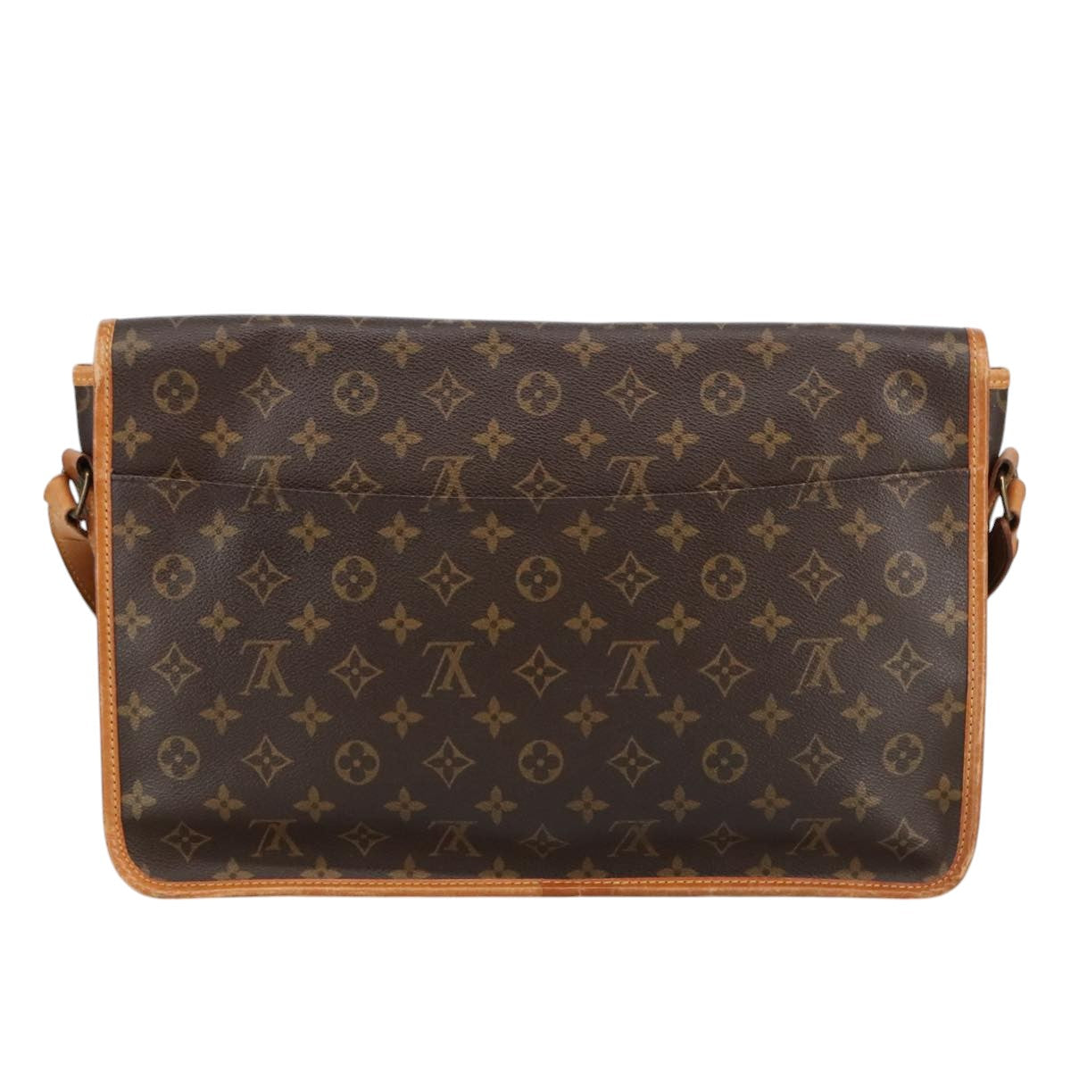 Louis Vuitton Gibecière Brown Canvas Shoulder Bag