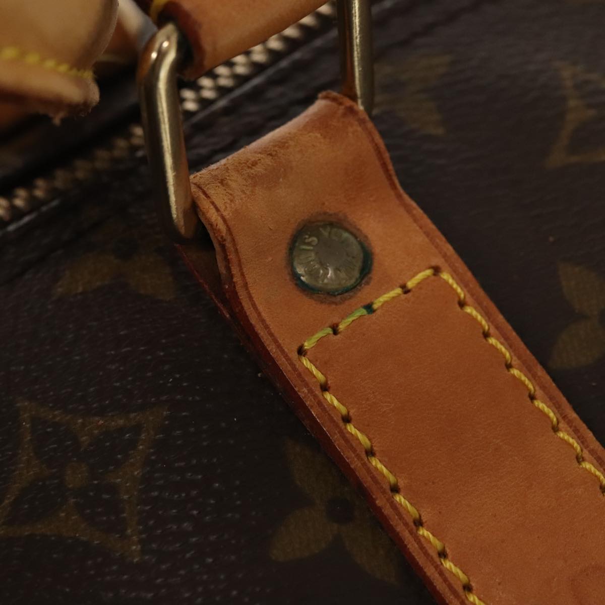 Louis Vuitton Keepall 60 Brown Canvas Travel Bag