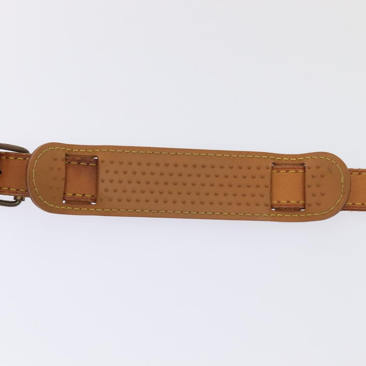 Louis Vuitton Shoulder Strap Beige Leather Bag Jewelry