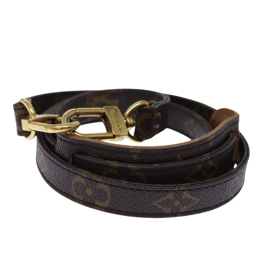 Louis Vuitton Bandoulière De Sac Brown Canvas Bag Jewelry ()