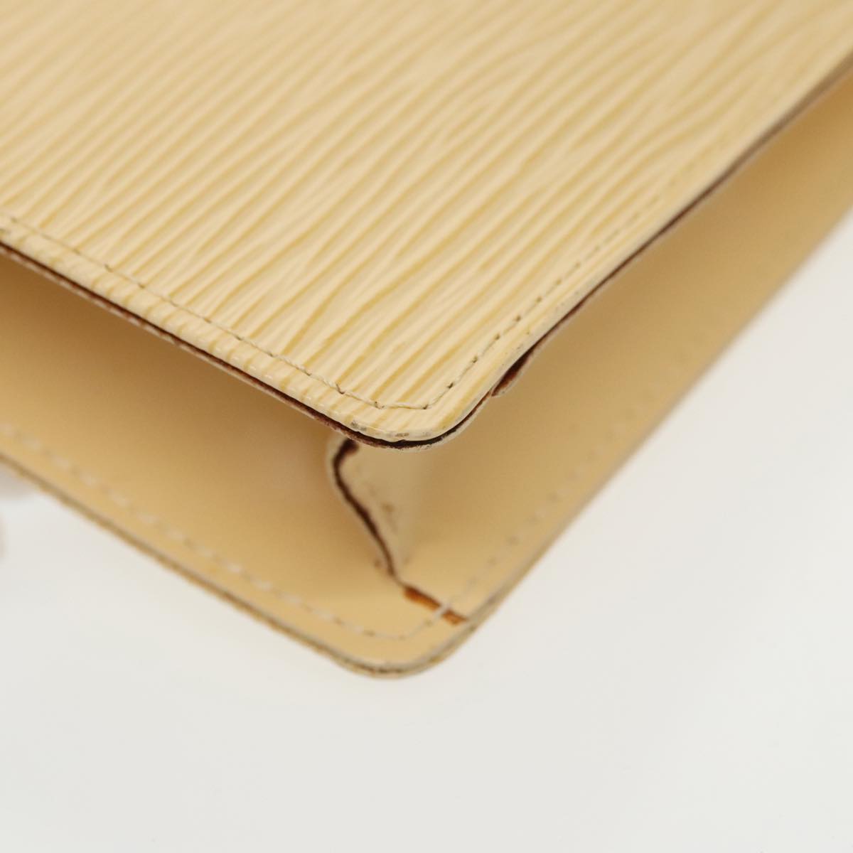 Louis Vuitton Beige Leather Shoulder Bag