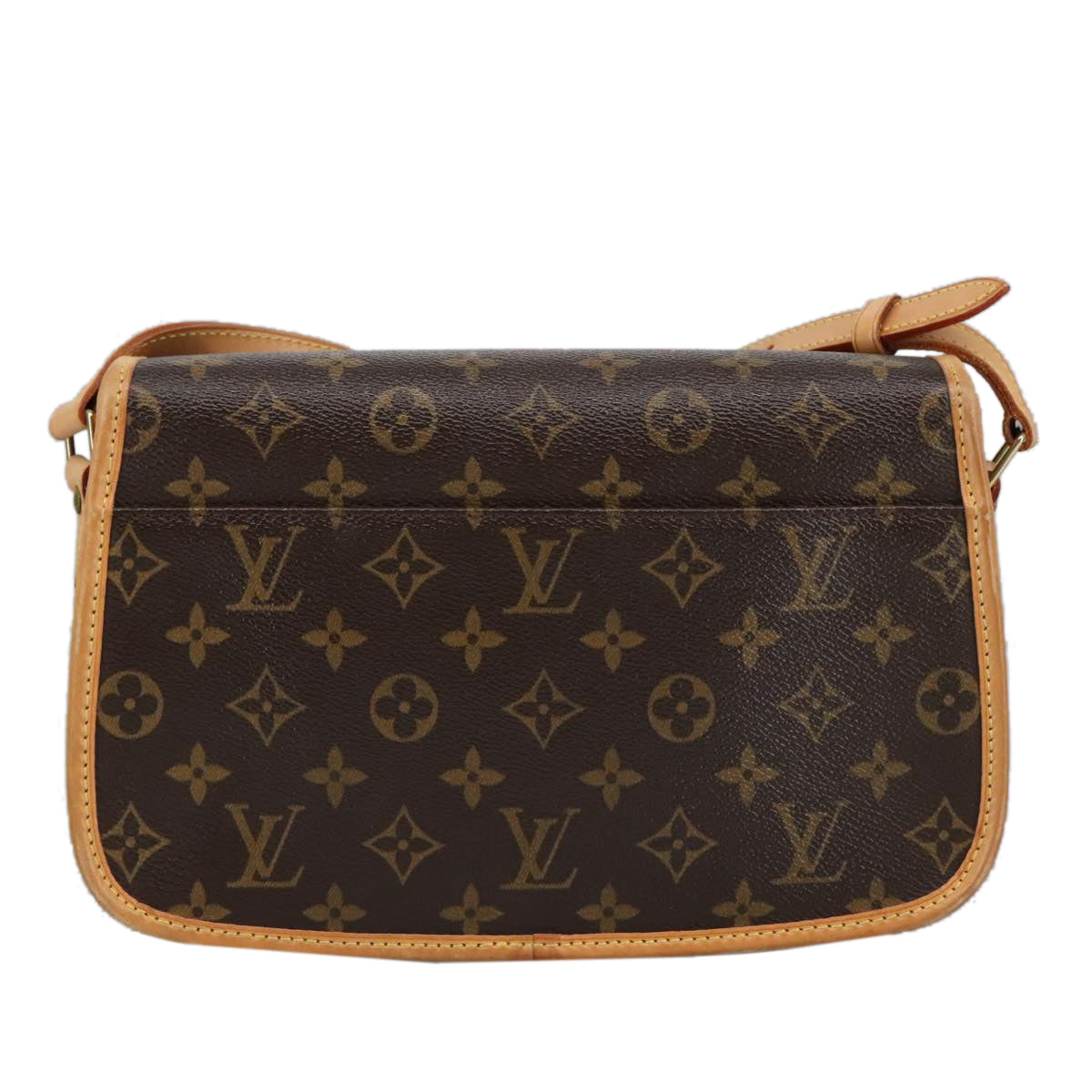 Louis Vuitton Sologne Brown Canvas Shoulder Bag