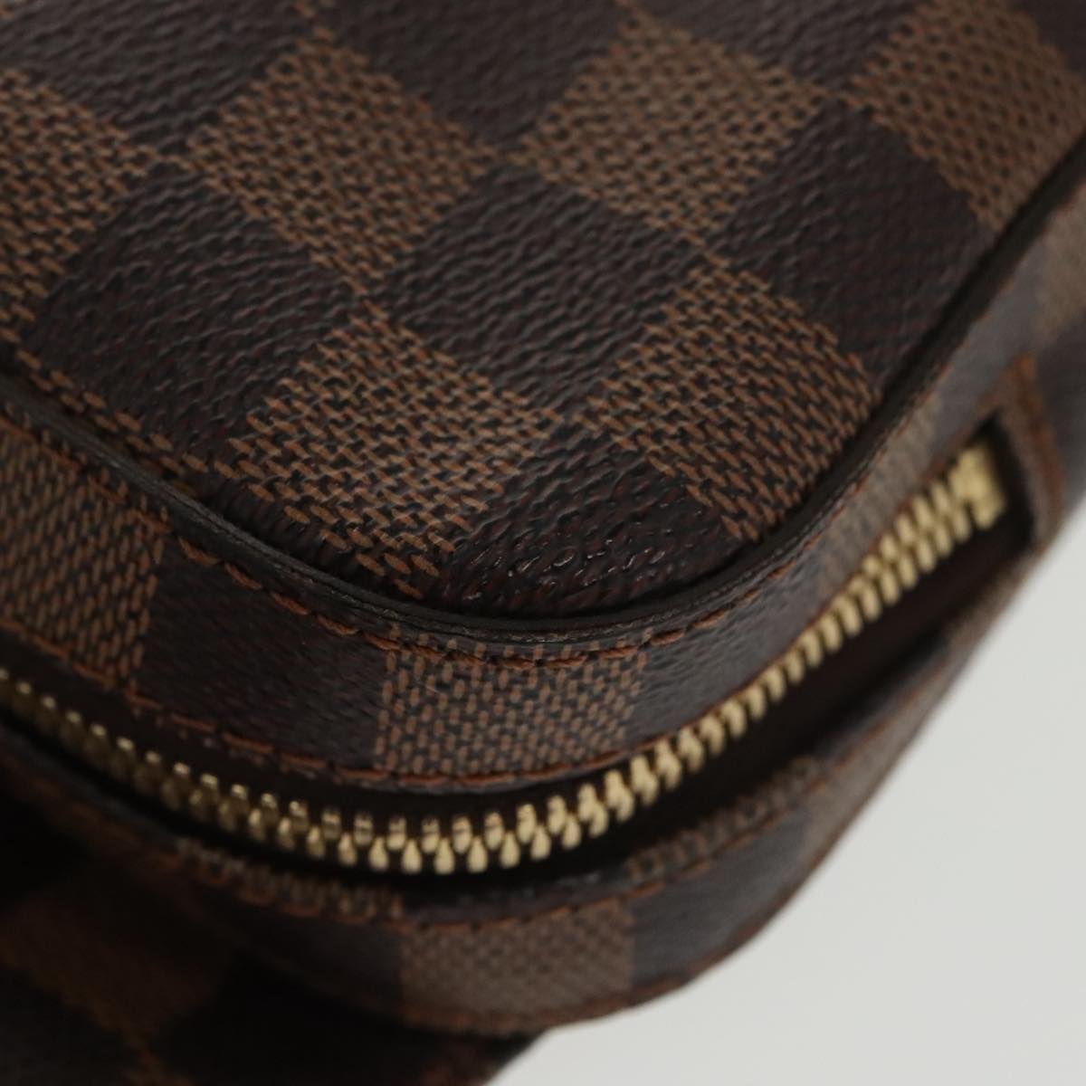Louis Vuitton Geronimos Brown Canvas Shoulder Bag