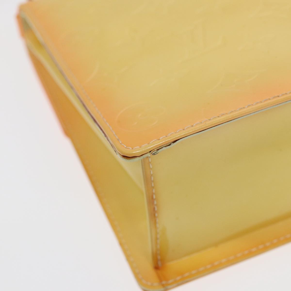 Louis Vuitton Spring Street Yellow Patent Leather Handbag