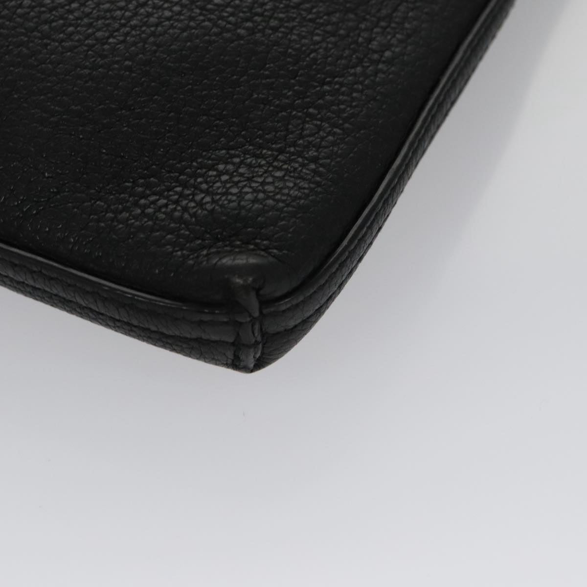 Gucci Imprime Black Leather Clutch Bag