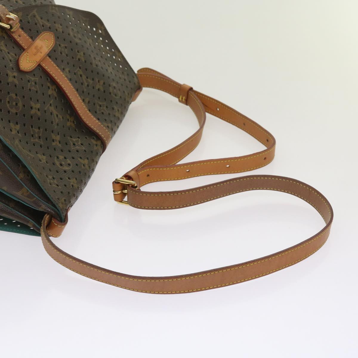 Louis Vuitton Brown Canvas Shoulder Bag