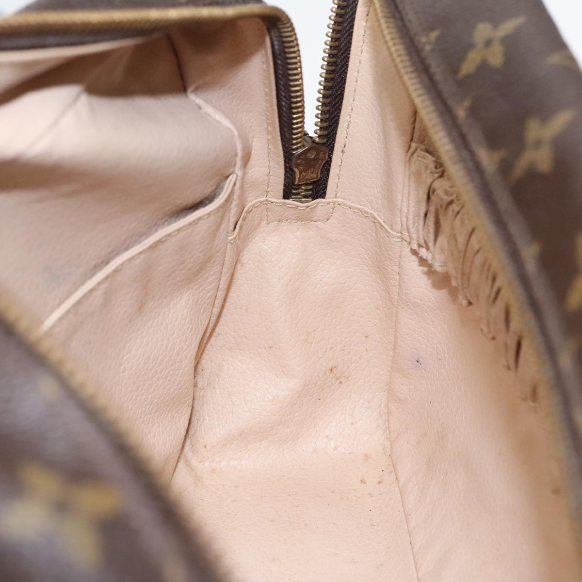 Louis Vuitton Trousse De Toilette Brown Canvas Clutch Bag