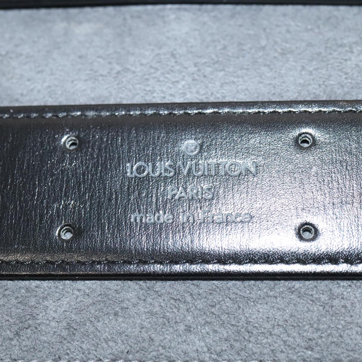 Louis Vuitton Rouleau Black Leather Clutch Bag