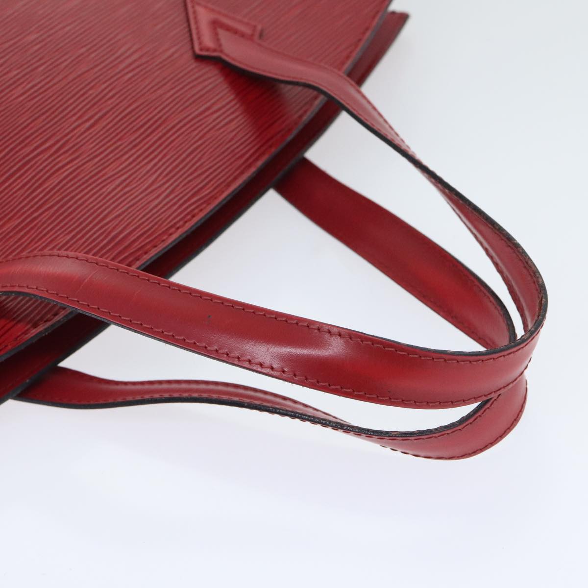 Louis Vuitton Saint Jacques Red Leather Handbag