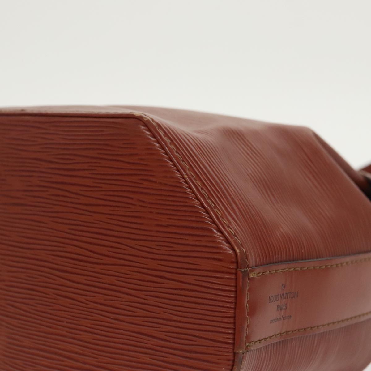 Louis Vuitton Sac D'épaule Brown Leather Shoulder Bag