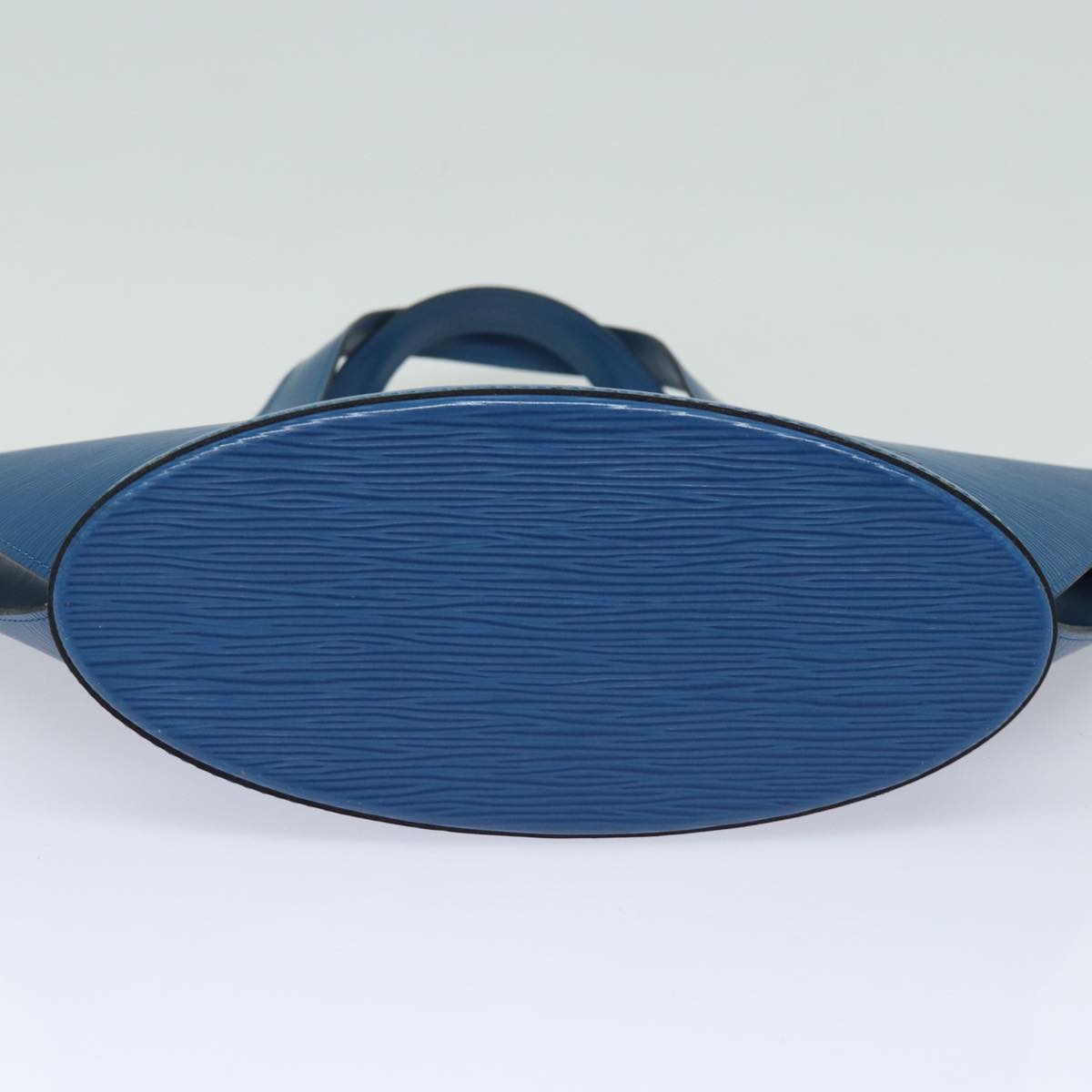 Louis Vuitton Saint Jacques Blue Leather Shoulder Bag