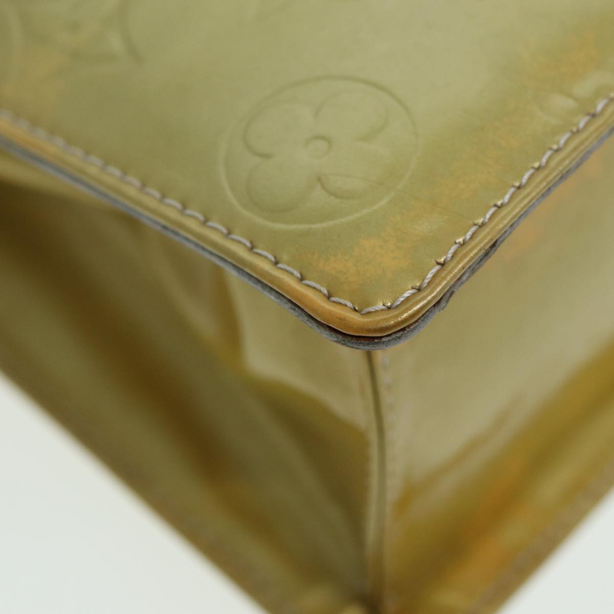 Louis Vuitton Spring Street Yellow Patent Leather Handbag