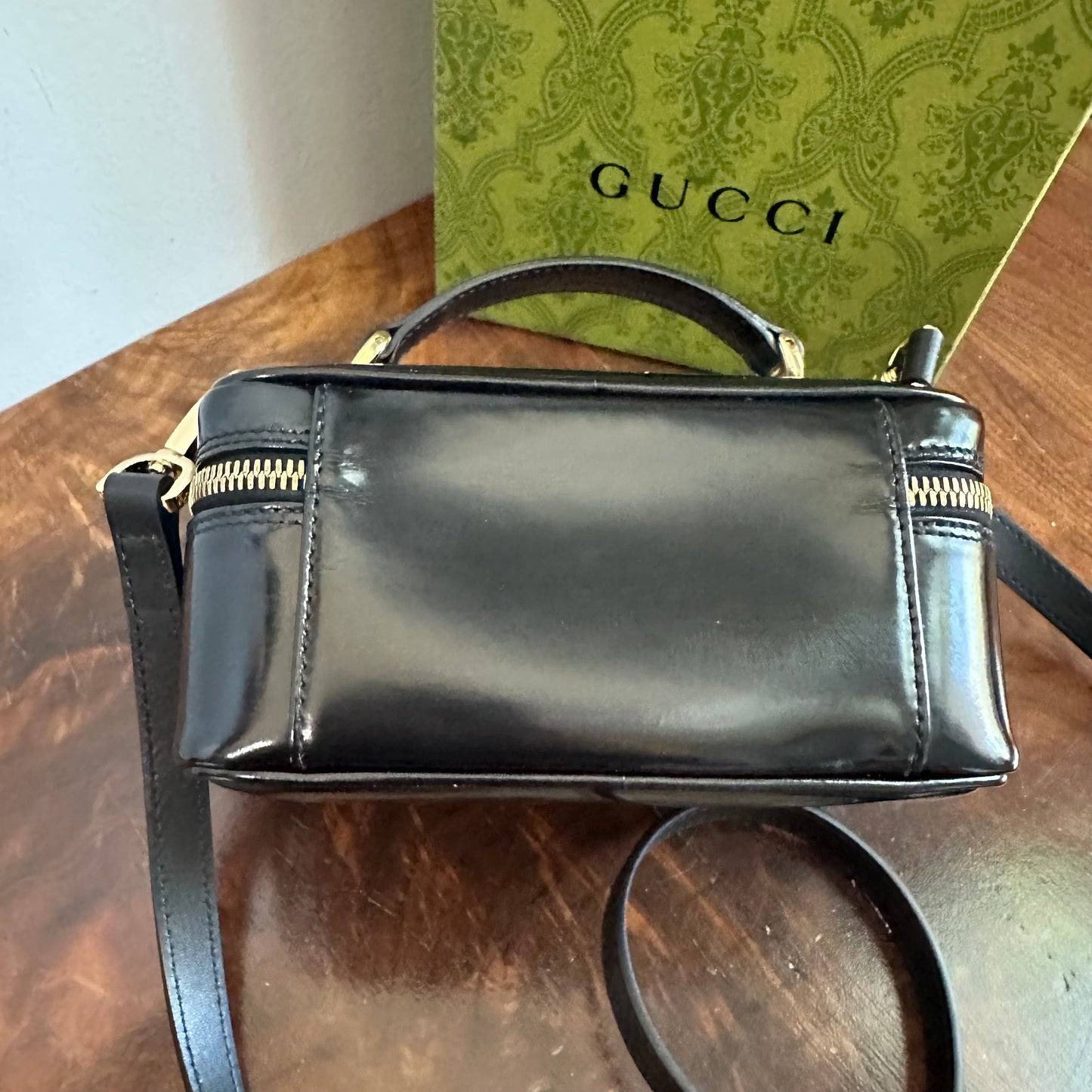 The Junco Crossbody/Clutch -Orvis bags Gucci Bamboo Cosmetic Bag in Black Leather