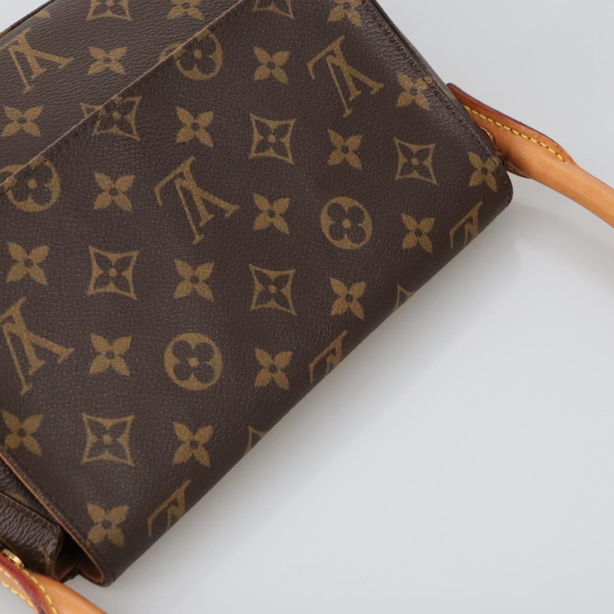Louis Vuitton Mini Looping Brown Canvas Shoulder Bag